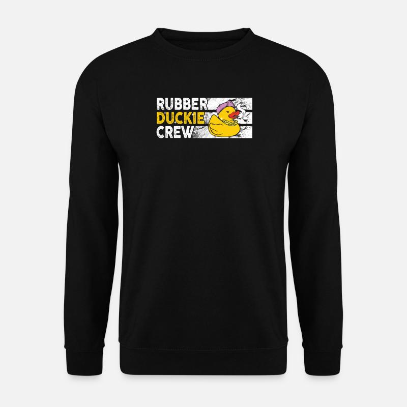 Rubber Duck Rubber Duckie Crew - Unisex Pullover - Schwarz