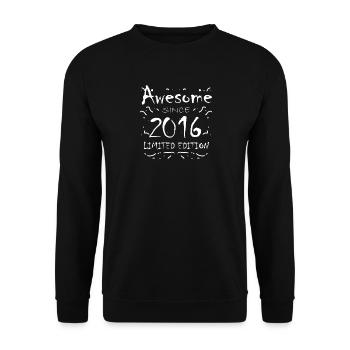 2016 - Millésime 2016 - Fantastique depuis 2016 - Sweat-shirt Unisexe - noir - Devant - Alina (178cm) & Michal (187cm)