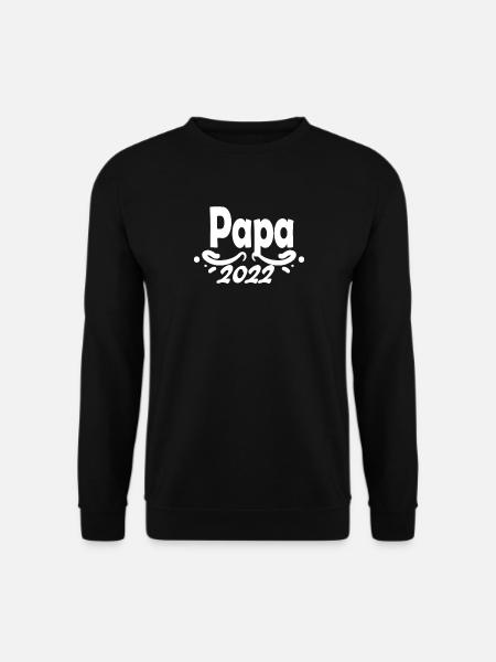 Papa 2022 - Vater 2022 - Unisex Pullover - Schwarz
