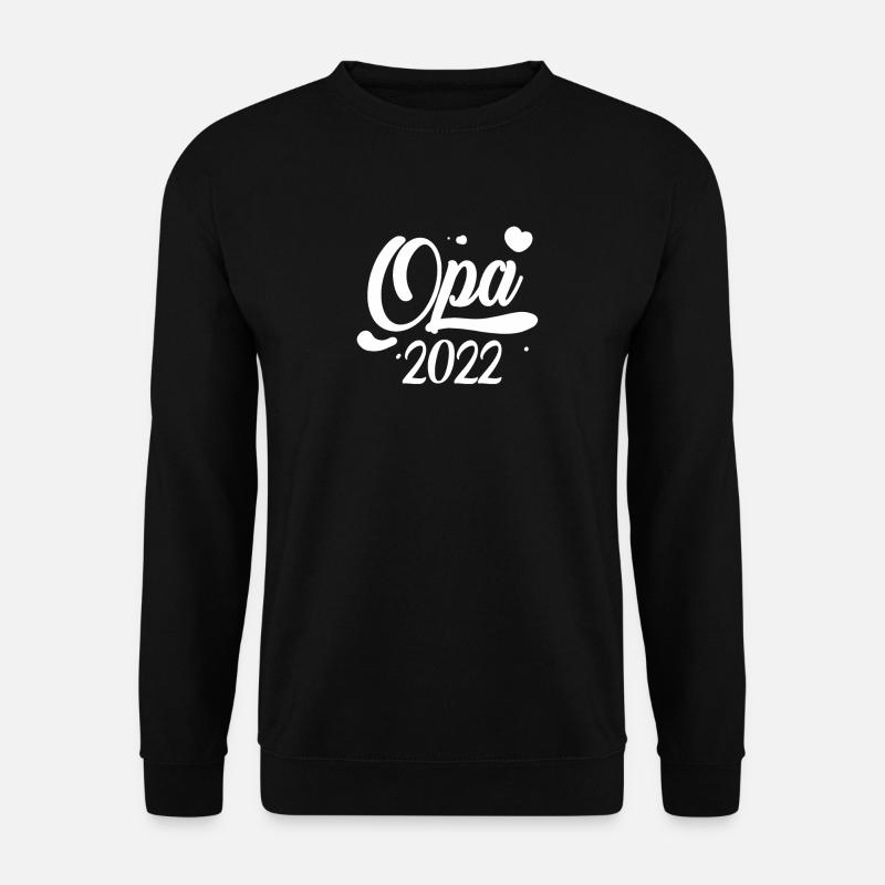 Opa 2022 - Opa werden - Schwangerschaft 2022 - Unisex Pullover - Schwarz