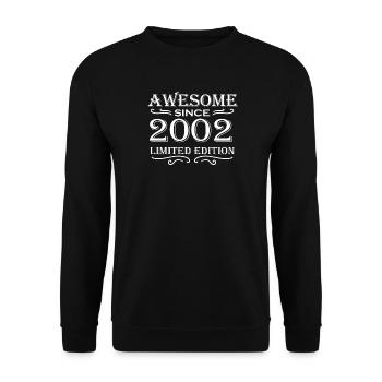2002 - Sweat-shirt Unisexe - noir - Devant - Alina (178cm) & Michal (187cm)