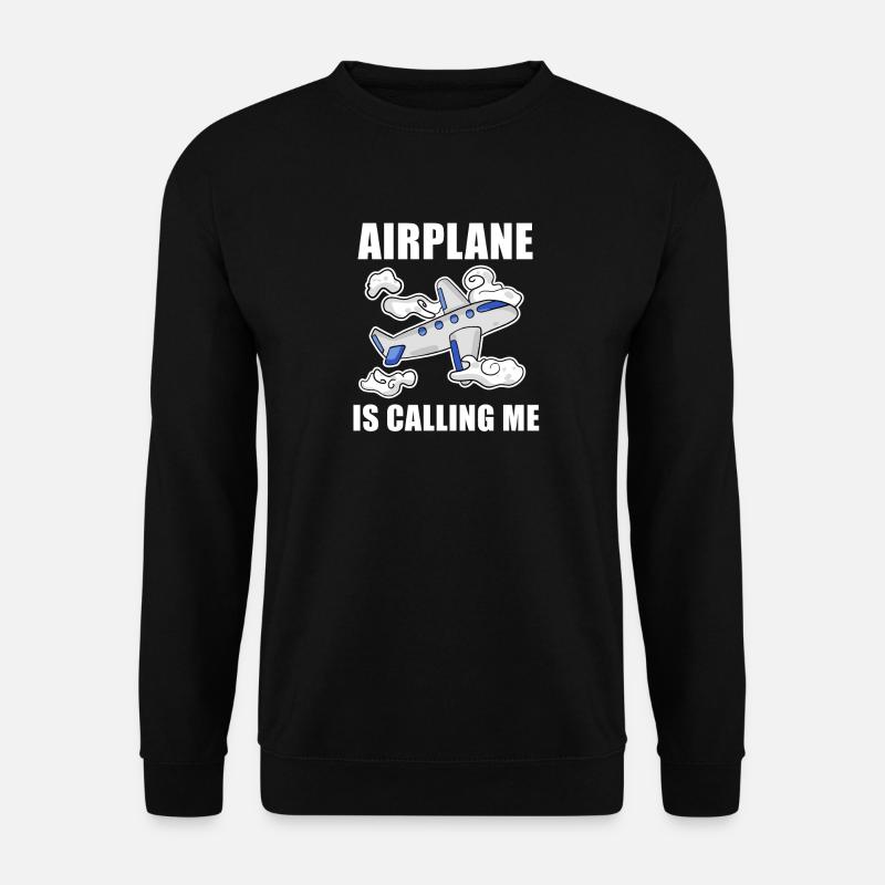 Airplane Airplane Pilot Gift - Unisex Sweatshirt - black