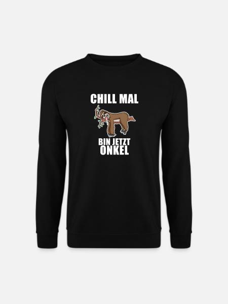 Neffe Onkel Geschenk - Werdender Onkel - Unisex Pullover - Schwarz