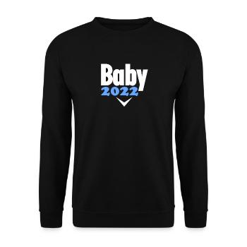 Bébé 2022 - Naissance Enceinte 2022 - Sweat-shirt Unisexe - noir - Devant - Alina (178cm) & Michal (187cm)