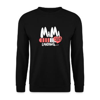 Mom 2023 Mother Pregnancy Pregnant - Unisex Sweatshirt - black - Front - Alina (178cm) & Michal (187cm)
