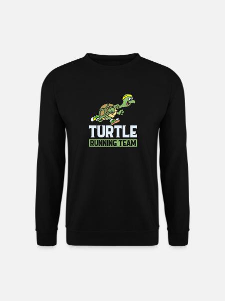 Turtle running team neu - Unisex Pullover - Schwarz