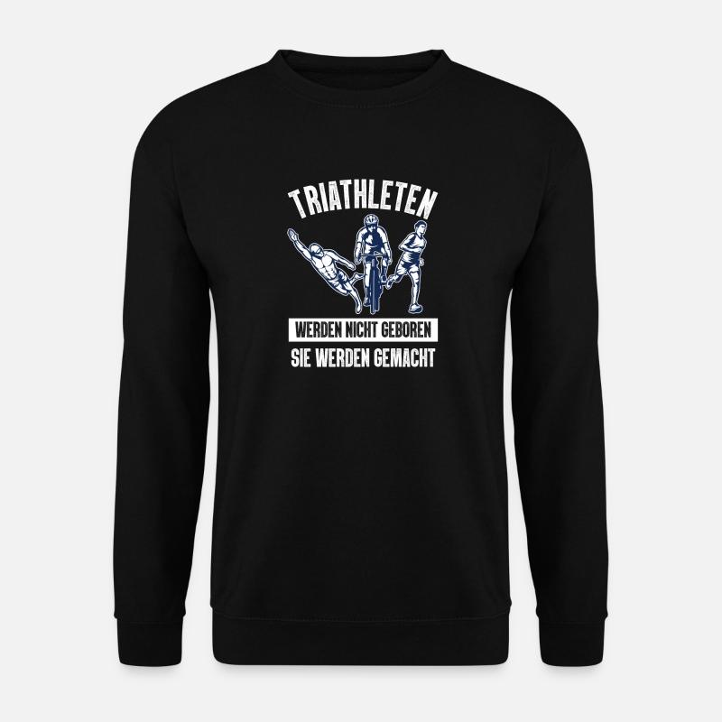 Triathleten Werden Nicht Triathlon - Unisex Pullover - Schwarz