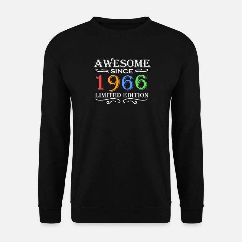 1966 - Born 1966 - Unisex Sweatshirt - black