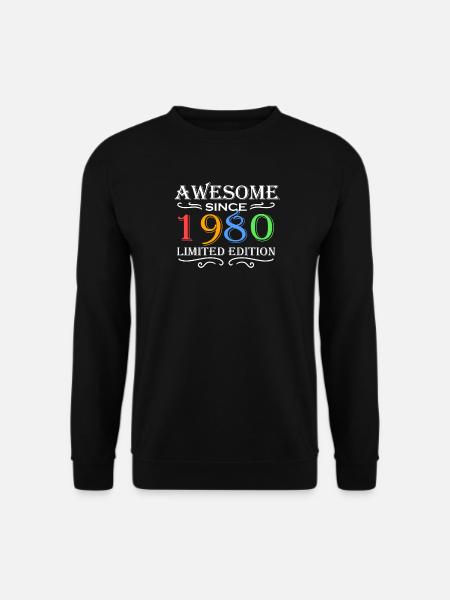 1980 - Born 1980 - Unisex Sweatshirt - black