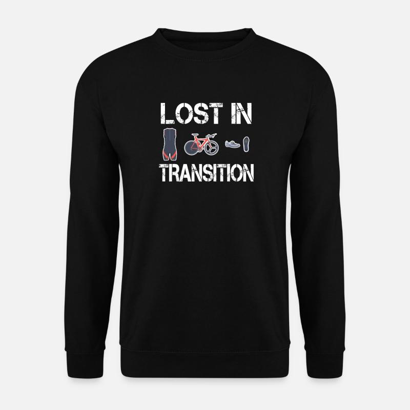 Lost In Transition Triathlete Triathlon - Unisex Sweatshirt - black