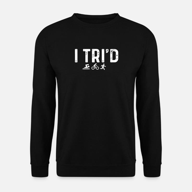 I Tri'd Triathlon - Unisex Pullover - Schwarz