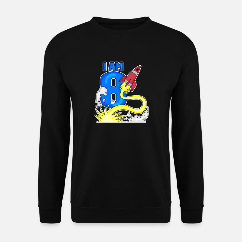 Boy 8 years old - Unisex Sweatshirt - black