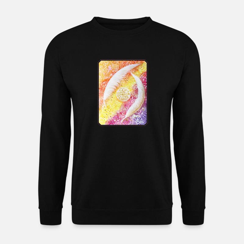 EngelFedern der Seele - Sonja Ariel von Staden - Unisex Pullover - Schwarz