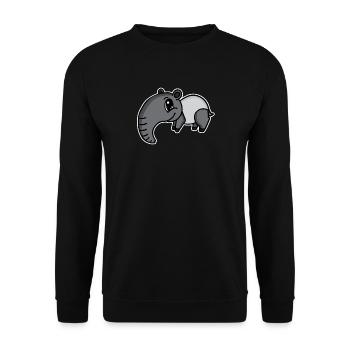 tapire tapire - Unisex Pullover - Schwarz - Vorne - Alina (178cm) & Michal (187cm)