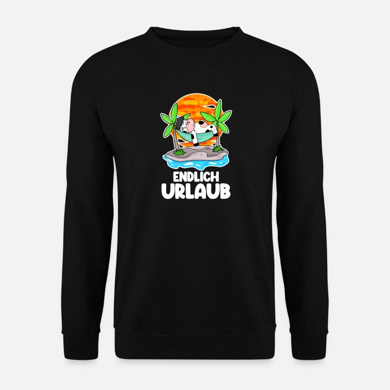 Urlaub - Unisex Pullover - Schwarz