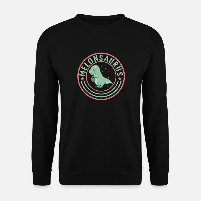 Watermelonsaurus Vegetarian T Rex - Unisex Sweatshirt - black