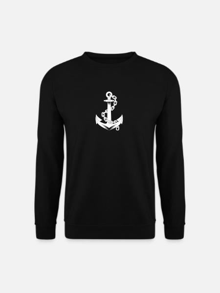 Saillier d’ancre Sailboat Design - Sweat-shirt Unisexe - noir