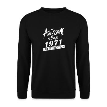 1971 - Unisex Sweatshirt - black - Front - Alina (178cm) & Michal (187cm)