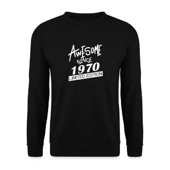 1970 - Unisex Sweatshirt - black - Front - Alina (178cm) & Michal (187cm)