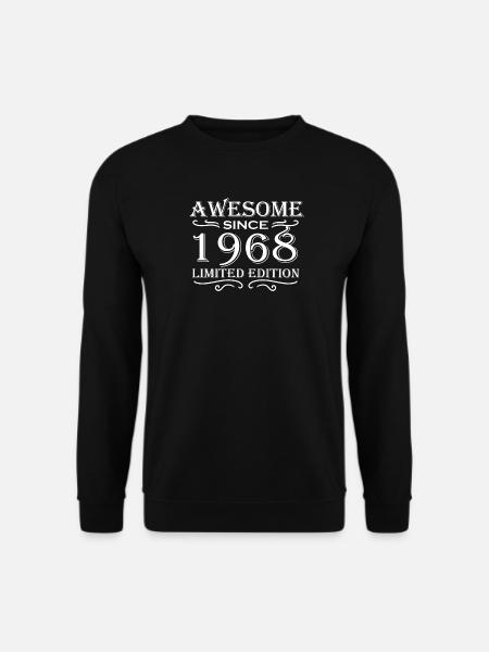 1968 - Born 1968 gift - Unisex Sweatshirt - black