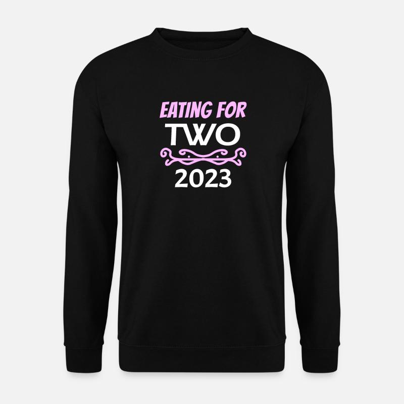 Grossesse Gémeaux 2023 - Sweat-shirt Unisexe - noir