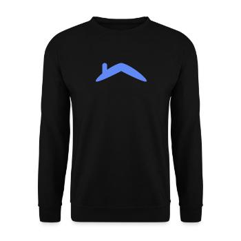 Toit de la maison - Sweat-shirt Unisexe - noir - Devant - Alina (178cm) & Michal (187cm)