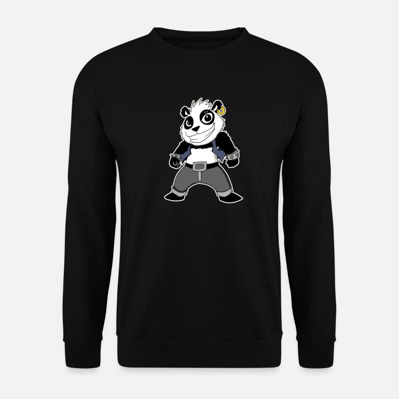 Cool Panda - Sweat-shirt Unisexe - noir