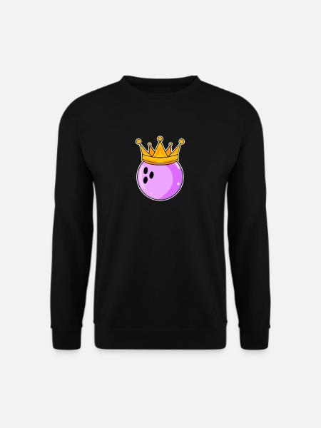 Bowling Damen Partnerlook - Unisex Pullover - Schwarz