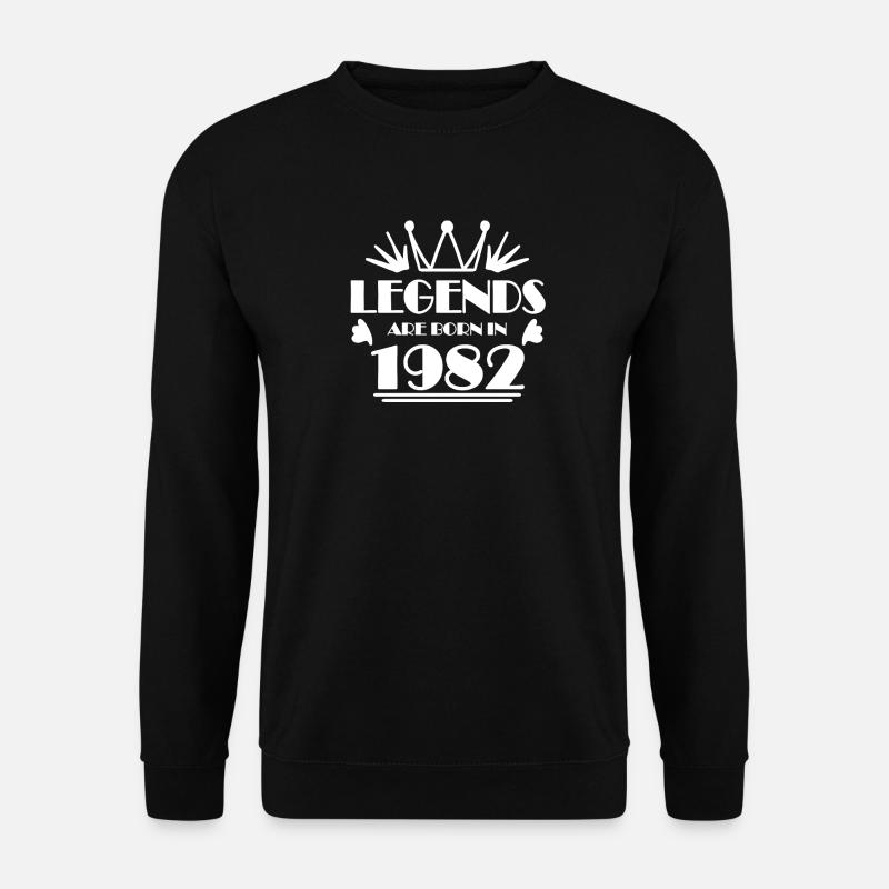 1982 - Né en 1982 - Sweat-shirt Unisexe - noir