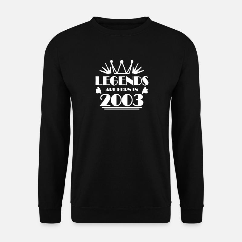 2003 - Né en 2003 - Sweat-shirt Unisexe - noir