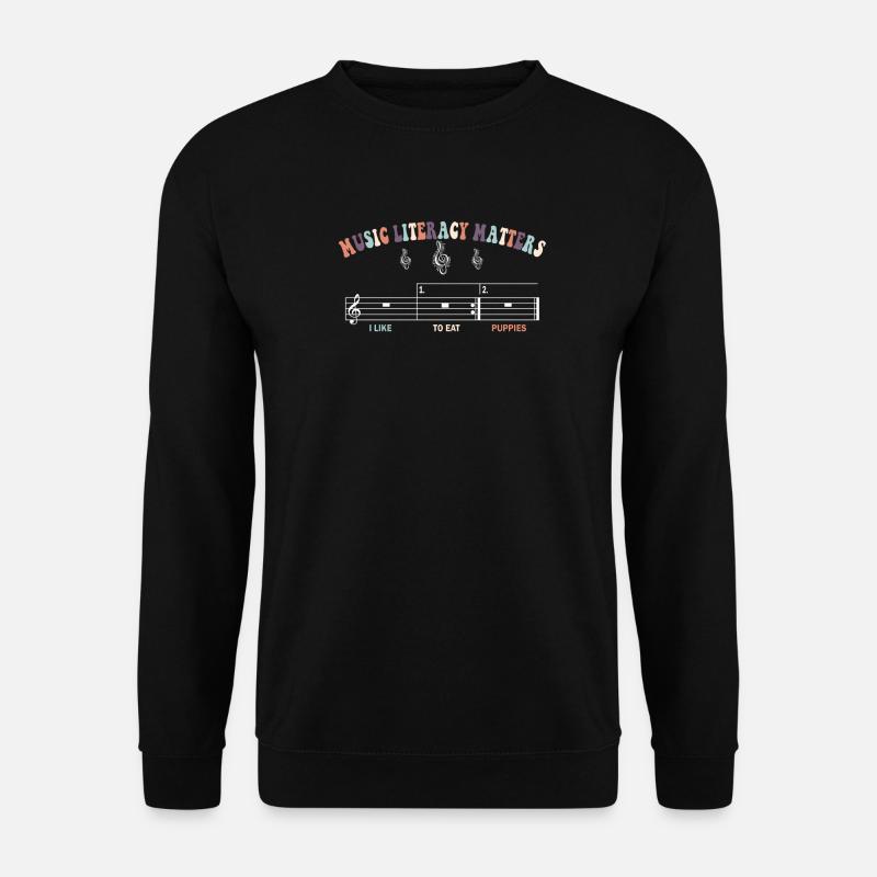 Music Literacy Matters - Unisex Pullover - Schwarz