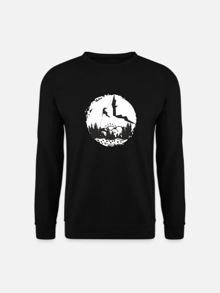 Time to Climb - Climbing Lovers - Unisex Sweatshirt - black