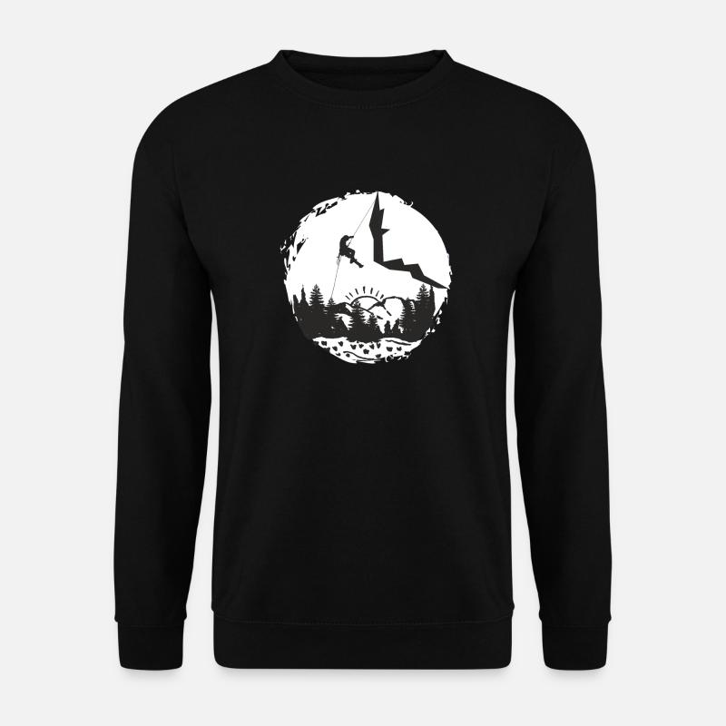 Time to Climb - Climbing Lovers - Unisex Sweatshirt - black
