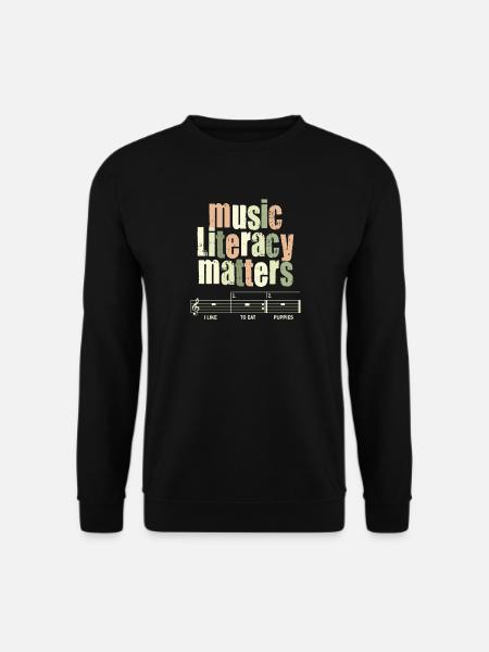 Music Literacy Matters - Unisex Sweatshirt - black