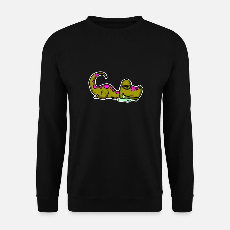 Dino endormi - Sweat-shirt Unisexe - noir