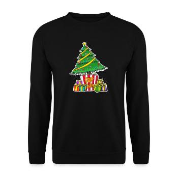 ChristmasCinema Series Watch movies - Unisex Sweatshirt - black - Front - Alina (178cm) & Michal (187cm)