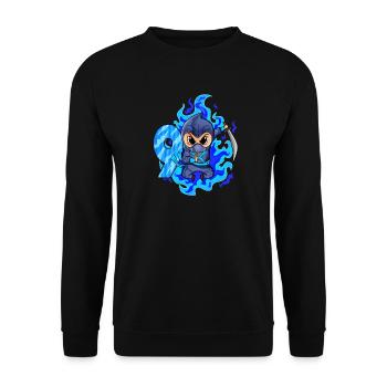 9. Geburtstag Junge 9 Jahre alt Ninja - Unisex Pullover - Schwarz - Vorne - Alina (178cm) & Michal (187cm)