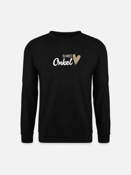 Onkel werden - Du wirst Onkel - Unisex Pullover - Schwarz