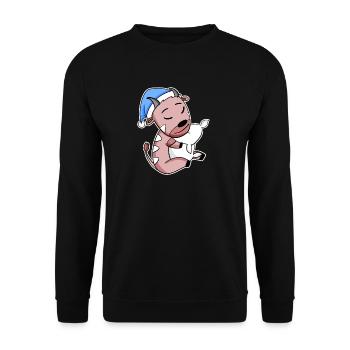 Antelope - Unisex Sweatshirt - black - Front - Alina (178cm) & Michal (187cm)