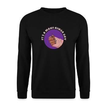 C'est une manucure un peu jour - Sweat-shirt Unisexe - noir - Devant - Alina (178cm) & Michal (187cm)