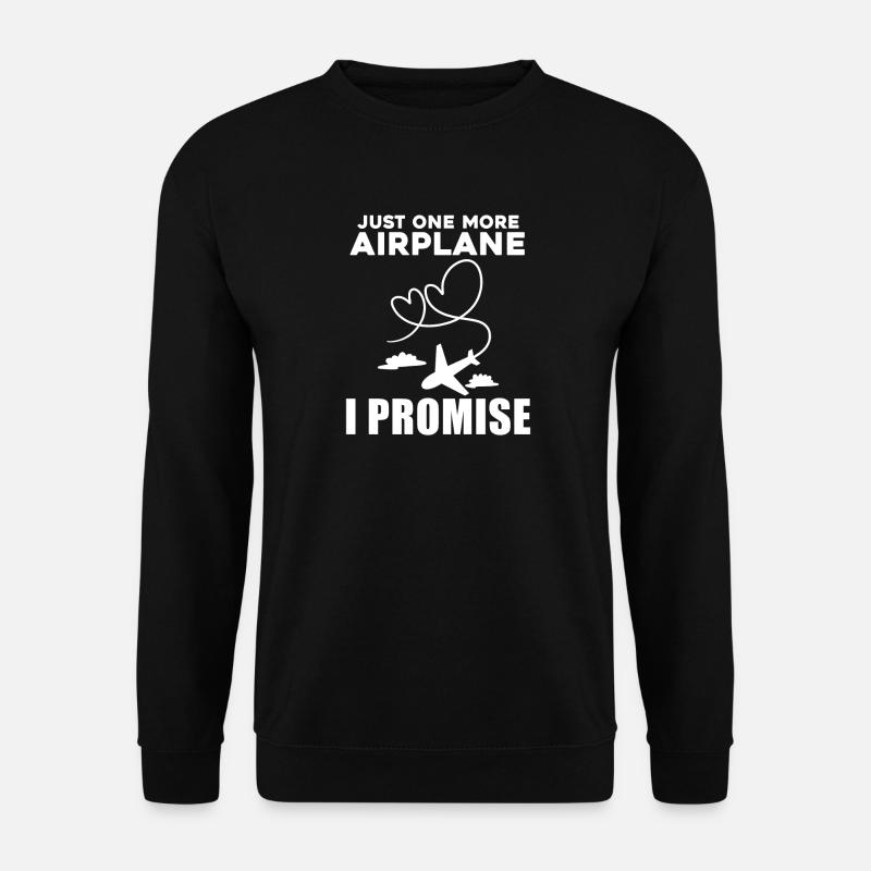 Airplanes Airplane Pilot Gift - Unisex Sweatshirt - black