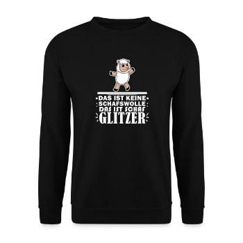 Schaf Schafe - Unisex Pullover - Schwarz - Vorne - Alina (178cm) & Michal (187cm)