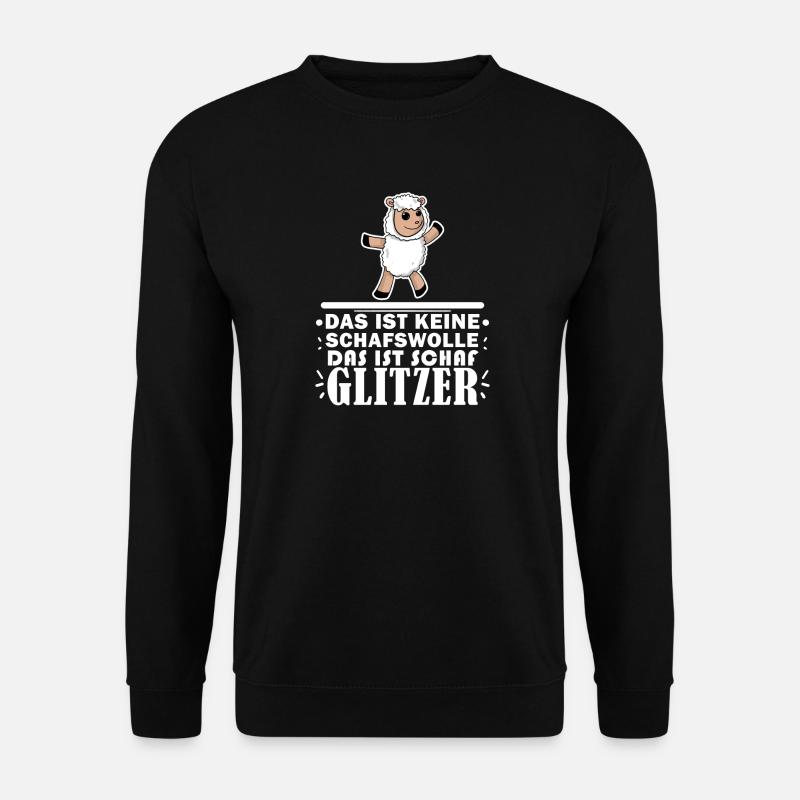 Schaf Schafe - Unisex Pullover - Schwarz
