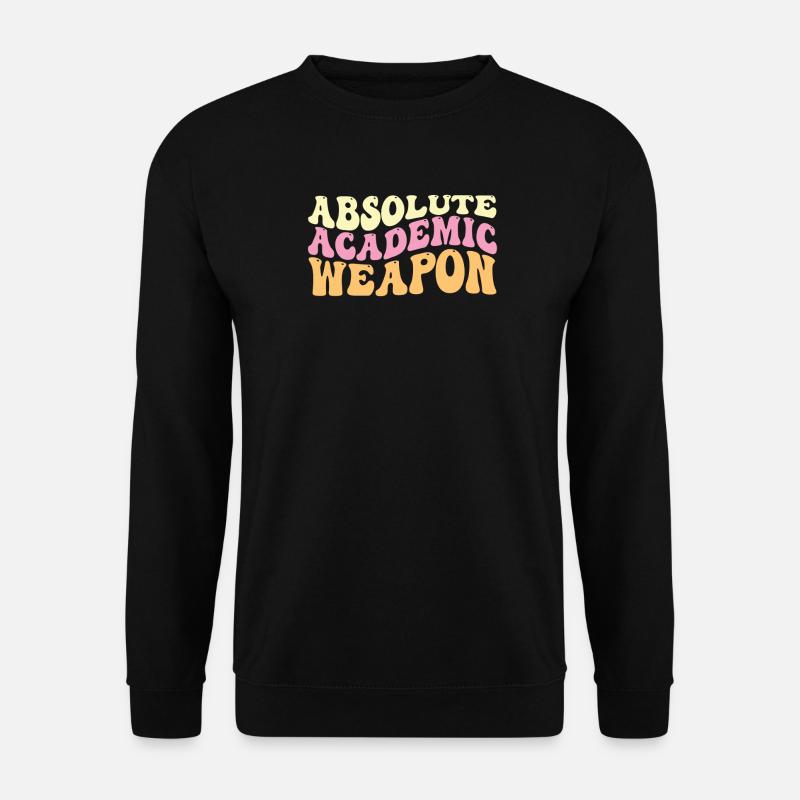 Studenten Absolute Academic Weapon - Unisex Pullover - Schwarz
