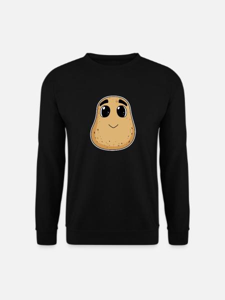 Potato motif - Unisex Sweatshirt - black
