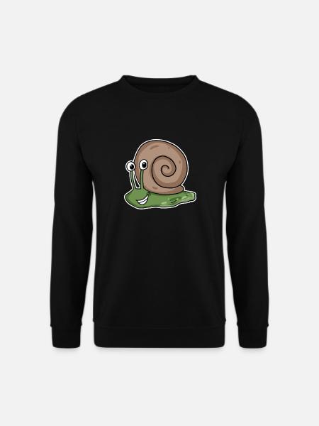 Schnecke - Unisex Pullover - Schwarz
