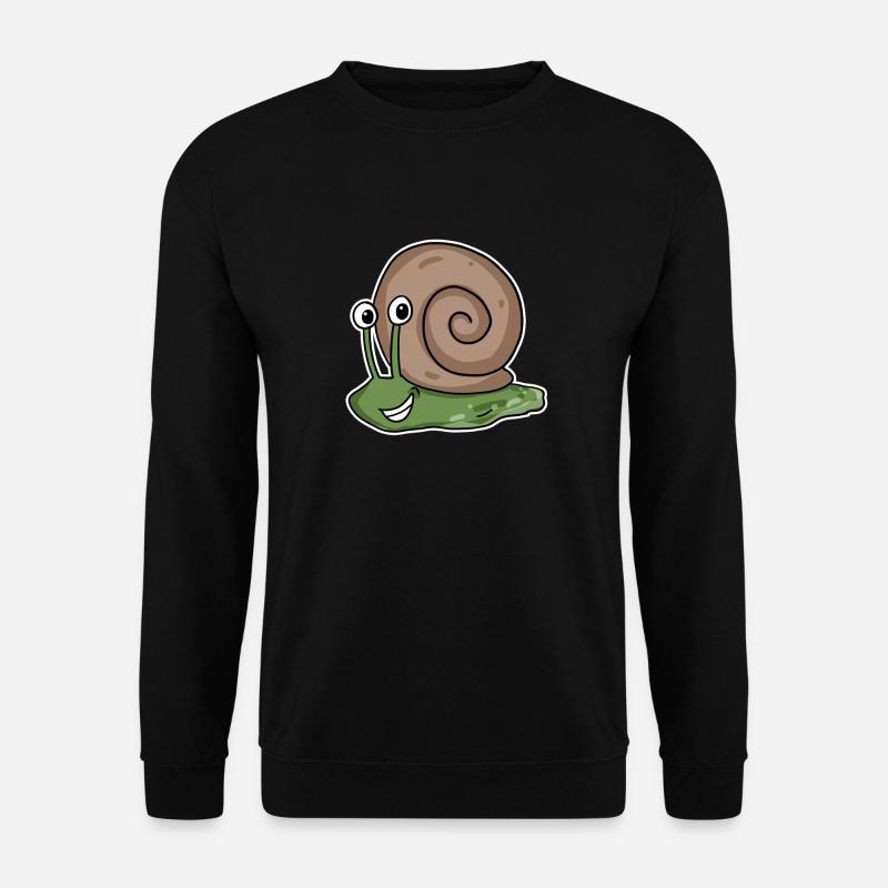 Schnecke - Unisex Pullover - Schwarz