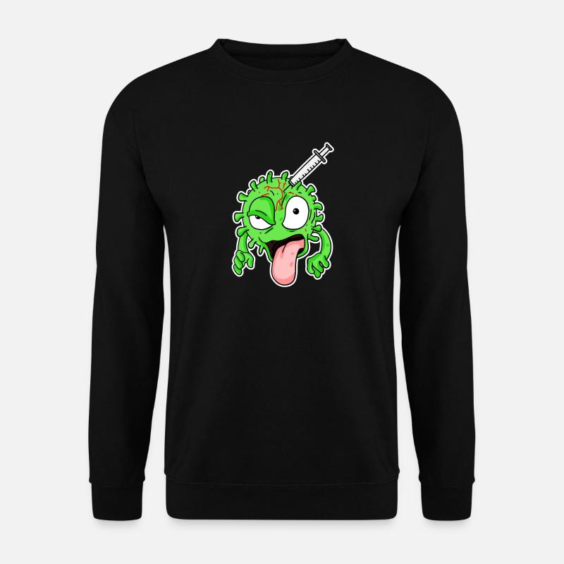 Virus Impfung - Unisex Pullover - Schwarz