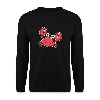 Krabbe Moitv - Unisex Pullover - Schwarz - Vorne - Alina (178cm) & Michal (187cm)
