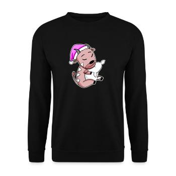 Antelope - Unisex Sweatshirt - black - Front - Alina (178cm) & Michal (187cm)